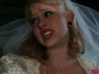 Blonde Bride Fucked Anal By A Black Guy Before Her Marriage