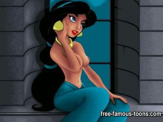 Aladdin ו - jasmine פורנו פרודיה