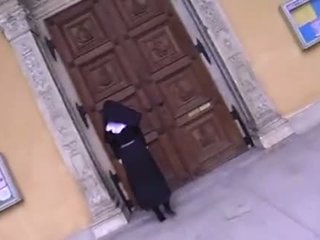 Nun drinks piss