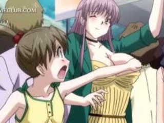 Anime ado sexe esclave gets poilu minou ramonée dur
