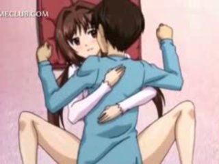 Teenage Shy Anime Girl Gets Big Cock Deep In Her Snatch