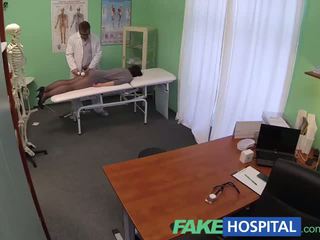 Fakehospital caché cameras capture female patient using massage tool