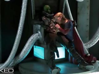 Supergirl seduces braniac till anala kön - wickedparodies