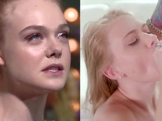 Elle fanning - সমন্বয় এবং fake পর্ণ, পর্ণ থ্রিডি