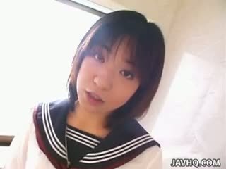 Rino Sayaka Sucks Cock In Bathroom