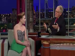 Scarlett Johansson Letterman