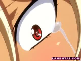 manga girl covered in Sperm