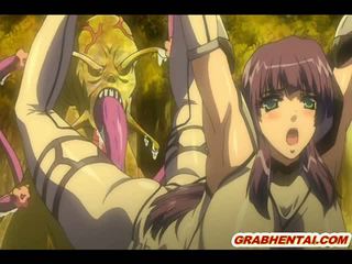 Bigboobs Hentai Hard Drilled By Monster Tentacles