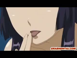 Japanese Hentai Threesome Hard Fucked