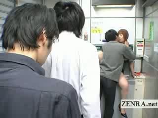 Bizarre Japanese post office offers busty oral sex ATM