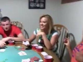 Young Girls Coitus On Poker Night