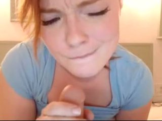 Cute Redhead Teen Big Tits Webcam Show