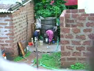 Watch This Two Hot Sri Lankan Lady Getting Bath In Outdoor