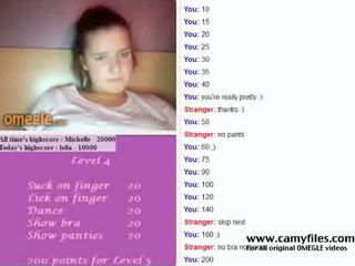 Girl Plays The Omegle Game