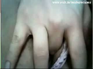 Wet Finger play mature Asian Pharry