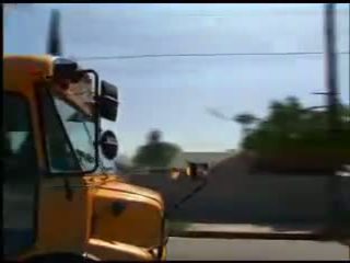 Naughty schoolgirl fucks with bus driver