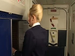 Hot and horny air hostesses