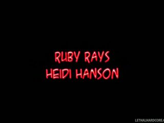 Another sex scene with Heidi Hanson and Ruby Rayes