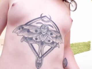 Tattovering lydia svart hardcore anal faen