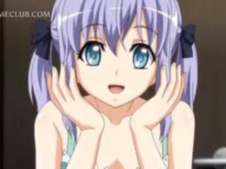 Shy Anime Doll In Apron Jumping Craving Dick In Bed