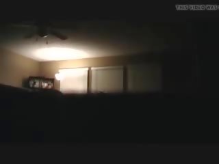 Husband Hides in Bedroom Films Wife Fucking another Dude
