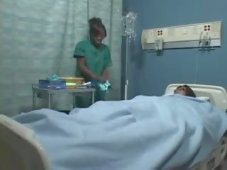 Asian Japanese Guy Fucks Black Ebony Girl in Hospital