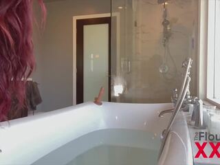 Sabina rouge – mansion bathtub solo, kaza porn f2