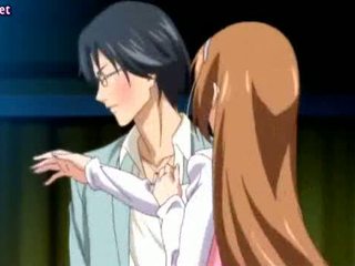 Incredible anime vixen gives blowjob