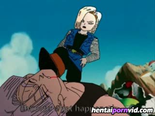 Dragon ball z hentai_ android 18 e trunks