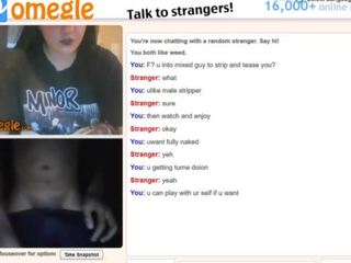 Omegle valge female mängima koos tissid jaoks mustanahaline riist