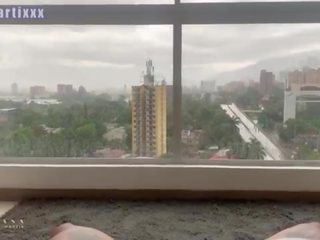 Pov můj nový roommate fucks mě v the velký okno s plný pohled na můj neighbors mariana martix