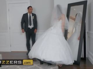 Brazzers - زوج و عروس إلى يكون الحصول على taught بواسطة حار جبهة مورو في pre زفاف مجموعة من ثلاثة أشخاص