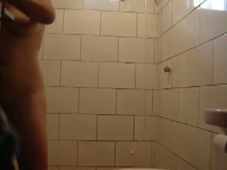 Sweet Spanish Chick Shower Jiggling Tits, Porn 84